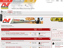 Tablet Screenshot of minelabowners.com
